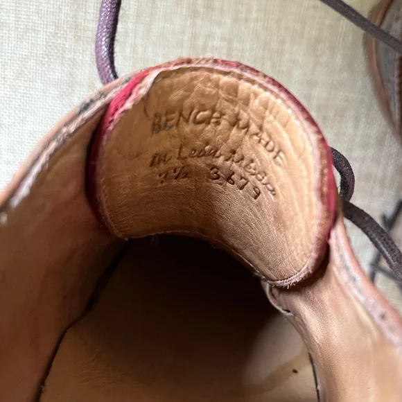 BED|STU Brown and Pink Oxford Derbys - Picture 5 of 8